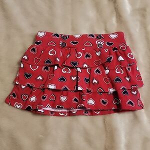 HARTSTRINGS RED WHITE AND BLUE PATRIOTIC SKORT, SIZE 18 MONTHS